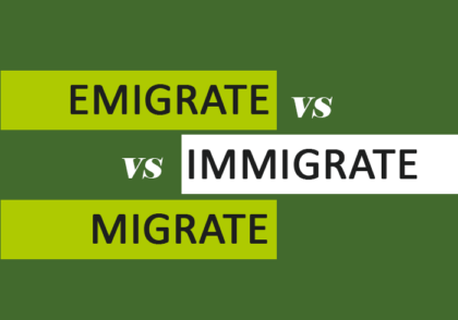 تفاوت میان immigrate , migrate و emigrate